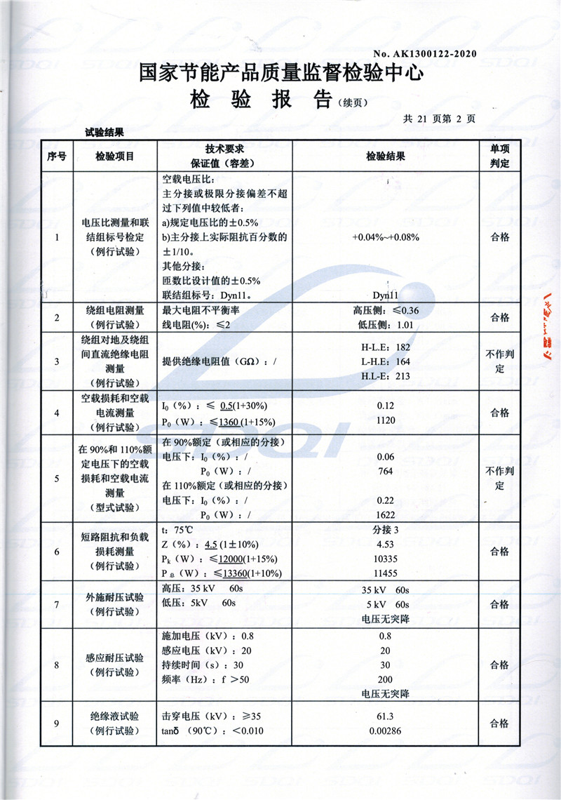 高低压试验报告-S11-1250甘孜甘孜甘孜油浸式变压器-2.jpg
